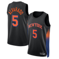 Pkot NY.Knicks #5 Jos¨¦ Alvarado Jordan Brand Black Swingman Stitched Jerseys- Statement Edition