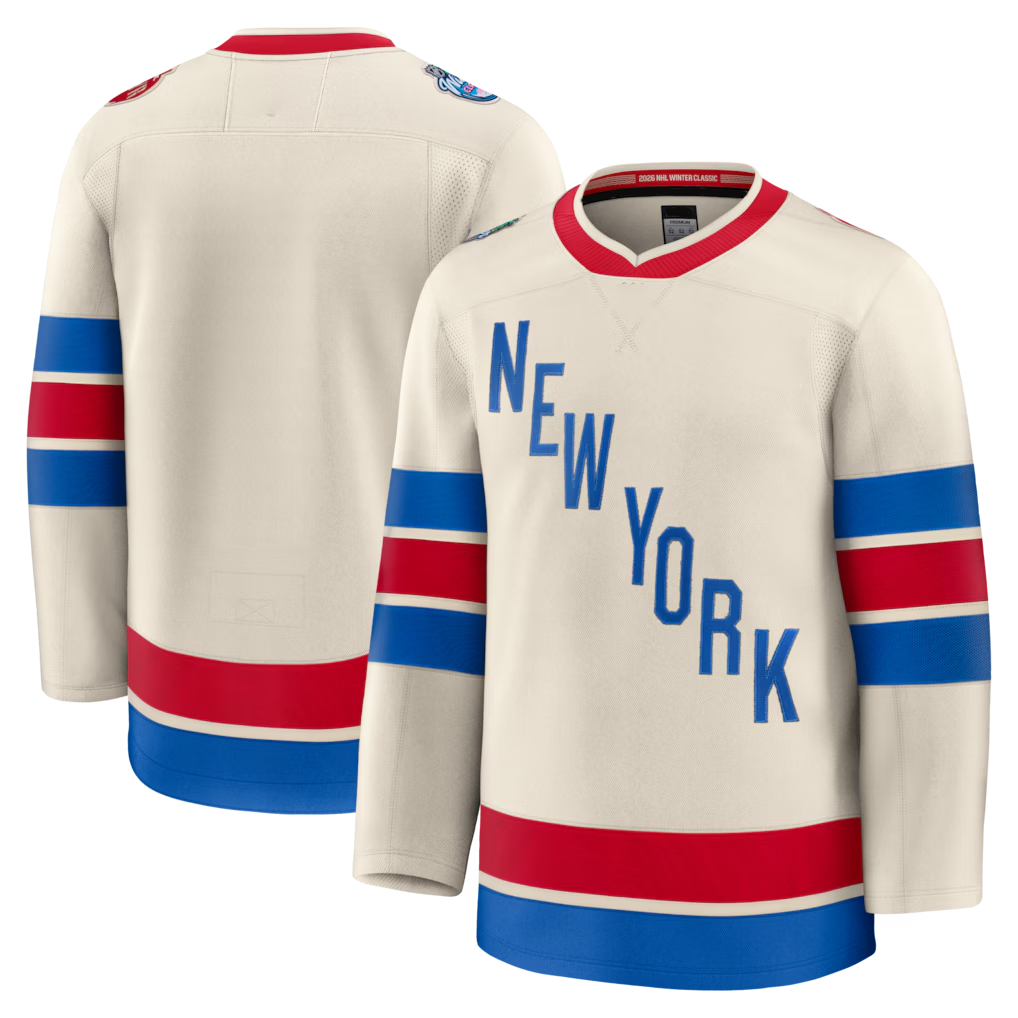 Pkot NY.Rangers Beige 2026 Winter Classic Premium Jerseys