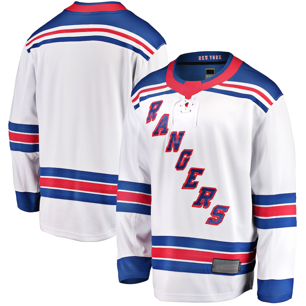 Pkot NY.Rangers White Breakaway Jerseys