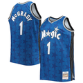 Pkot O.Magic #1 Tracy McGrady Mitchell & Ness Blue Big & Tall 200001 Hardwood Classics Swingman Jerseys