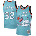 Pkot O.Magic #32 Shaquille O'Neal Mitchell & Ness Teal Eastern Conference 1996 All-Star Hardwood Classics Swingman Jerseys