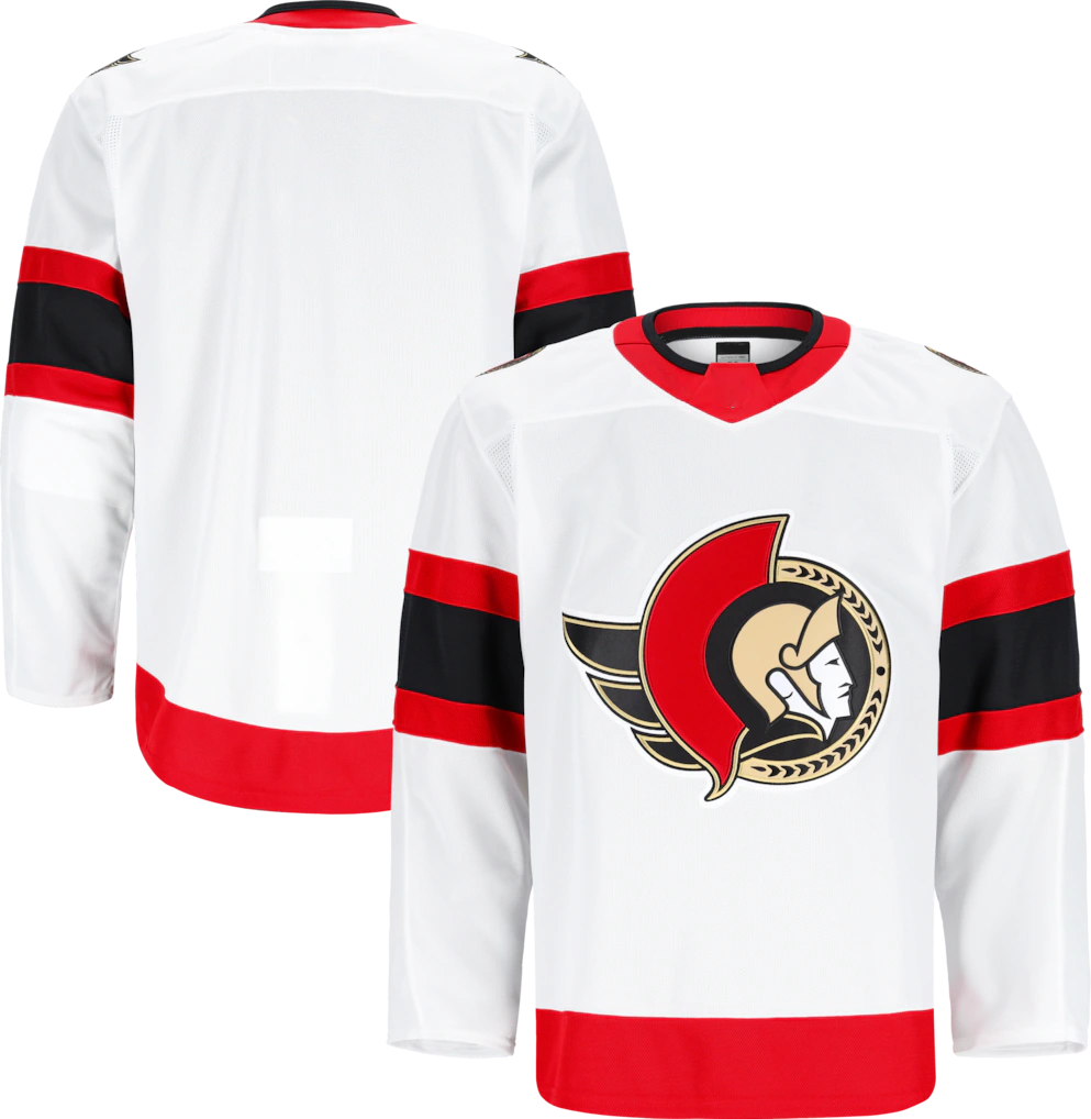 Pkot O.Senators White Away Authentic Pro Jerseys