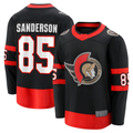 Pkot O.Senators #85 Jake Sanderson Black Home Breakaway Jerseys