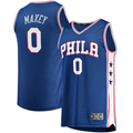 Pkot P.76ers #0 Tyrese Maxey Royal Fast Break Replica Jerseys - Icon Edition
