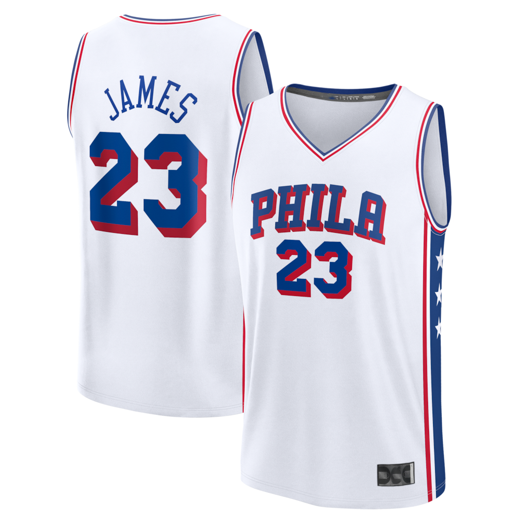 Pkot P.76ers #23 LeBron James Royal Swingman Stitched Jerseys- Icon Edition
