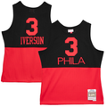 Pkot P.76ers #3 Allen Iverson Mitchell & Ness Black 200304 Hardwood Classics Reload 2.0 Swingman Jerseys
