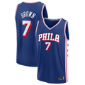 Pkot P.76ers #7 Jaylen Brown Royal Fast Break Jerseys - Icon Edition