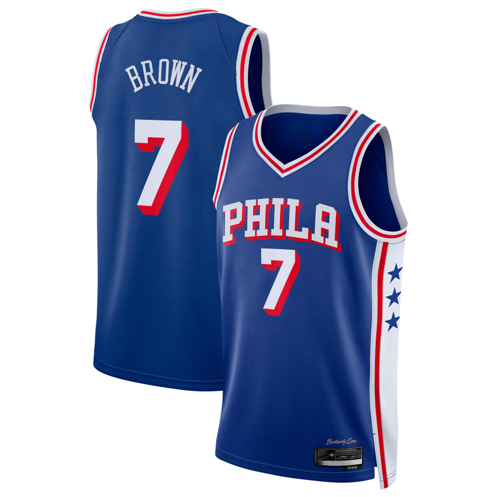 Pkot P.76ers #7 Royal Swingman Jerseys - Icon Edition