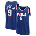 Pkot P.76ers #9 Kelly Oubre Jr. Blue Fast Break Jerseys - Icon Edition