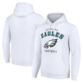 Pkot P.Eagles White Pullover Hoodies Home Game Blank Player Stitched Jerseys