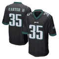Pkot P.Eagles #35 Michael Carter II Player Black Home Game Stitched Jerseys