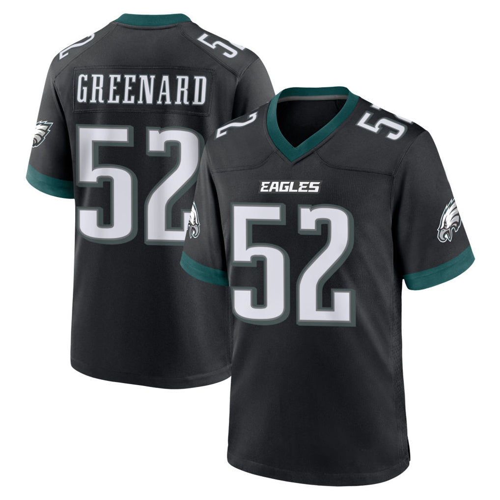 Pkot P.Eagles #52 Jonathan Greenard Player Black Game Home Stitched Jerseys