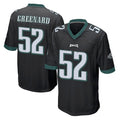 Pkot P.Eagles #52 Jonathan Greenard Player Black Home Game Stitched Jerseys