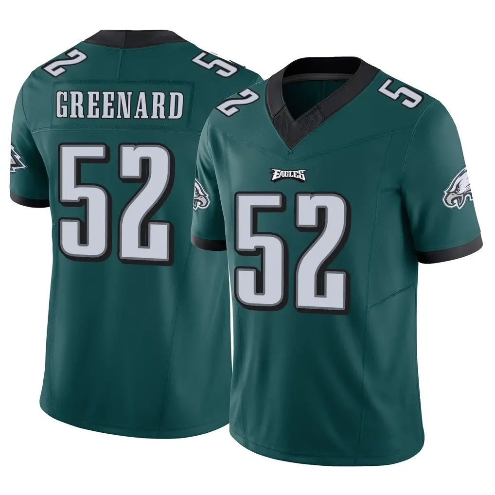 Pkot P.Eagles #52 Jonathan Greenard Player Team Color Green Limited Vapor F.U.S.E. Home Game Stitched Jerseys