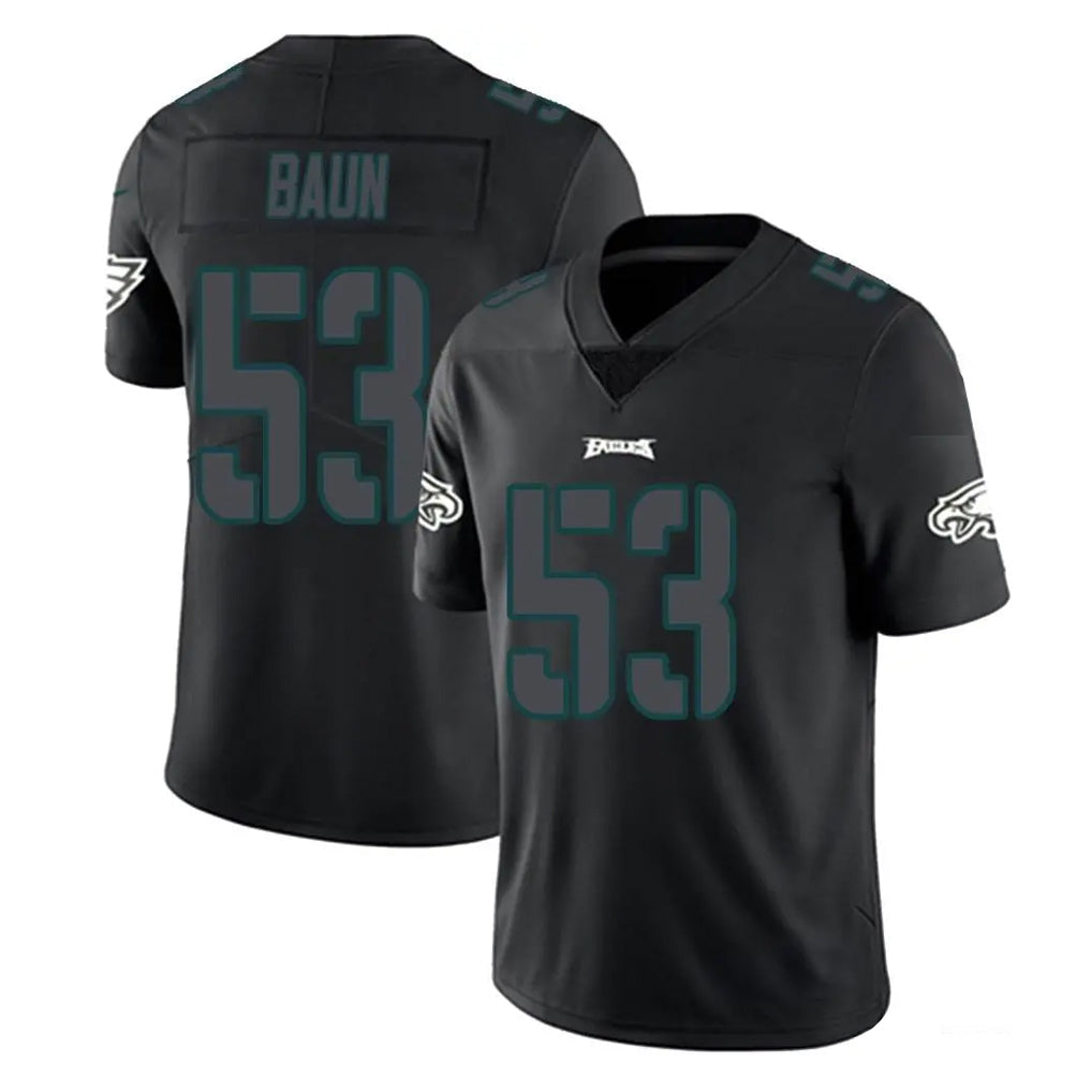 Pkot P.Eagles #53 Zack Baun Player Limited Black Impact Home Game Stitched Jerseys