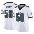 Pkot P.Eagles #58 Jalyx Hunt Player White Limited Vapor F.U.S.E. Home Game Stitched Jerseys