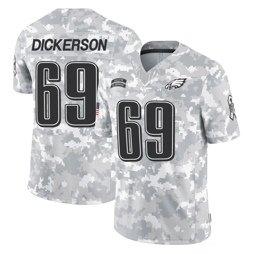 Pkot P.Eagles #69 Landon Dickerson Player Arctic Camo Salute to Service Limited Game Stitched Jerseys