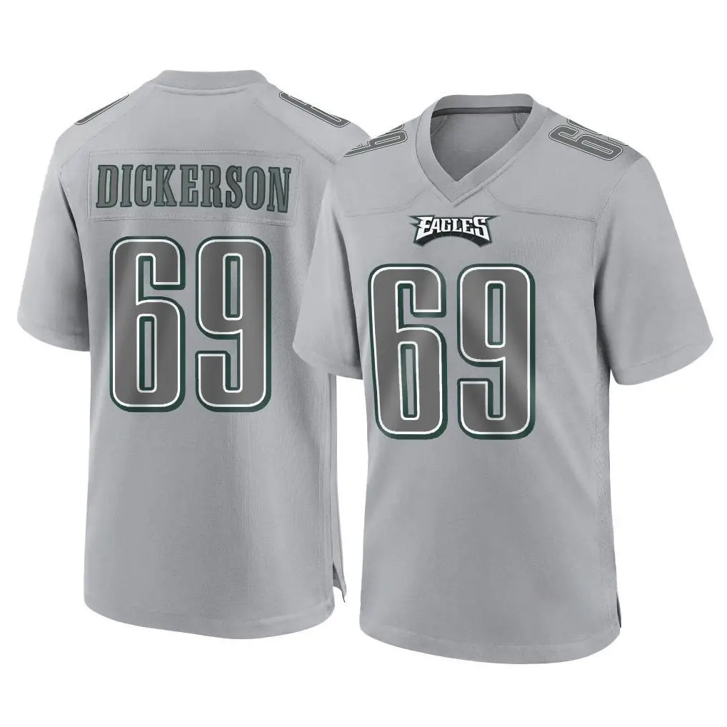 Pkot P.Eagles #69 Landon Dickerson Player Gray Atmosphere Fashion Home Game Stitched Jerseys