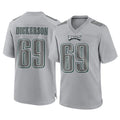 Pkot P.Eagles #69 Landon Dickerson Player Gray Atmosphere Fashion Home Game Stitched Jerseys