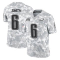 Pkot P.Eagles #6 DeVonta Smith Player Arctic Camo Salute to Service Limited Game Stitched Jerseys