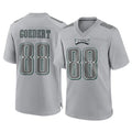 Pkot P.Eagles #88 Dallas Goedert Player Gray Atmosphere Fashion Home Game Stitched Jerseys