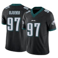 PkotP.Eagles #97 Moro Ojomo Player Black Limited Vapor F.U.S.E. Home Game Stitched Jerseys