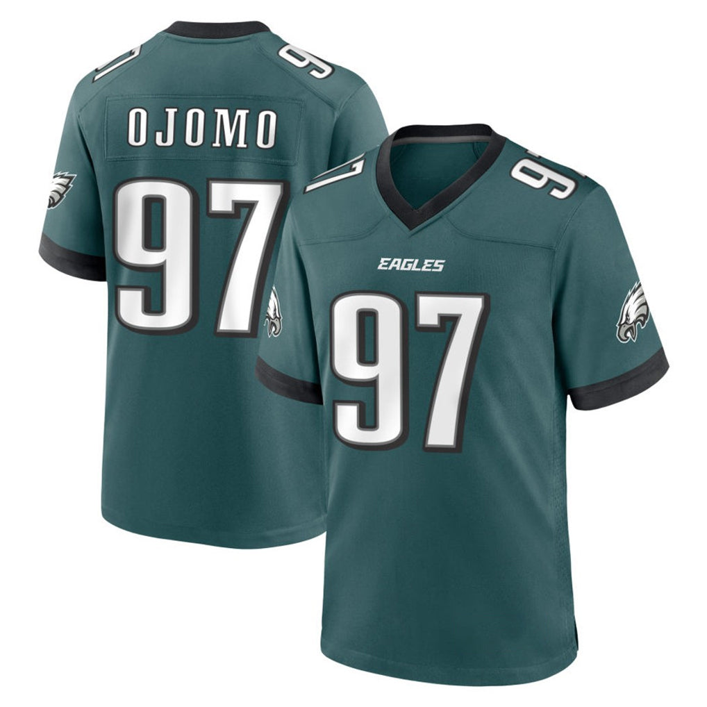 Pkot P.Eagles #97 Moro Ojomo Player Green Home Game Stitched Jerseys