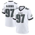 Pkot P.Eagles #97 Moro Ojomo Player White Game Home Stitched Jerseys