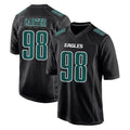 Pkot P.Eagles #98 Jalen Carter Player Carbon Black Fashion Home Game Stitched Jerseys