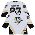 Pkot P.Penguins #87 Sidney Crosby Mitchell & Ness White 2005 Power Play Jerseys