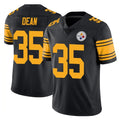 Pkot P.Steelers #35 Jamel Dean Player Black Limited Color Rush Home Game Stitched Jerseys