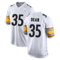 Pkot P.Steelers #35 Jamel Dean Player White Home Game Stitched Jerseys