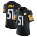Pkot P.Steelers #51 Nick Herbig Player Black Limited Vapor Untouchable Home Game Stitched Jerseys