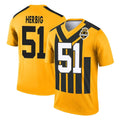 Pkot P.Steelers #51 Nick Herbig Player Gold Legend Limited 1933 Throwback Performance Home Game Stitched Jerseys
