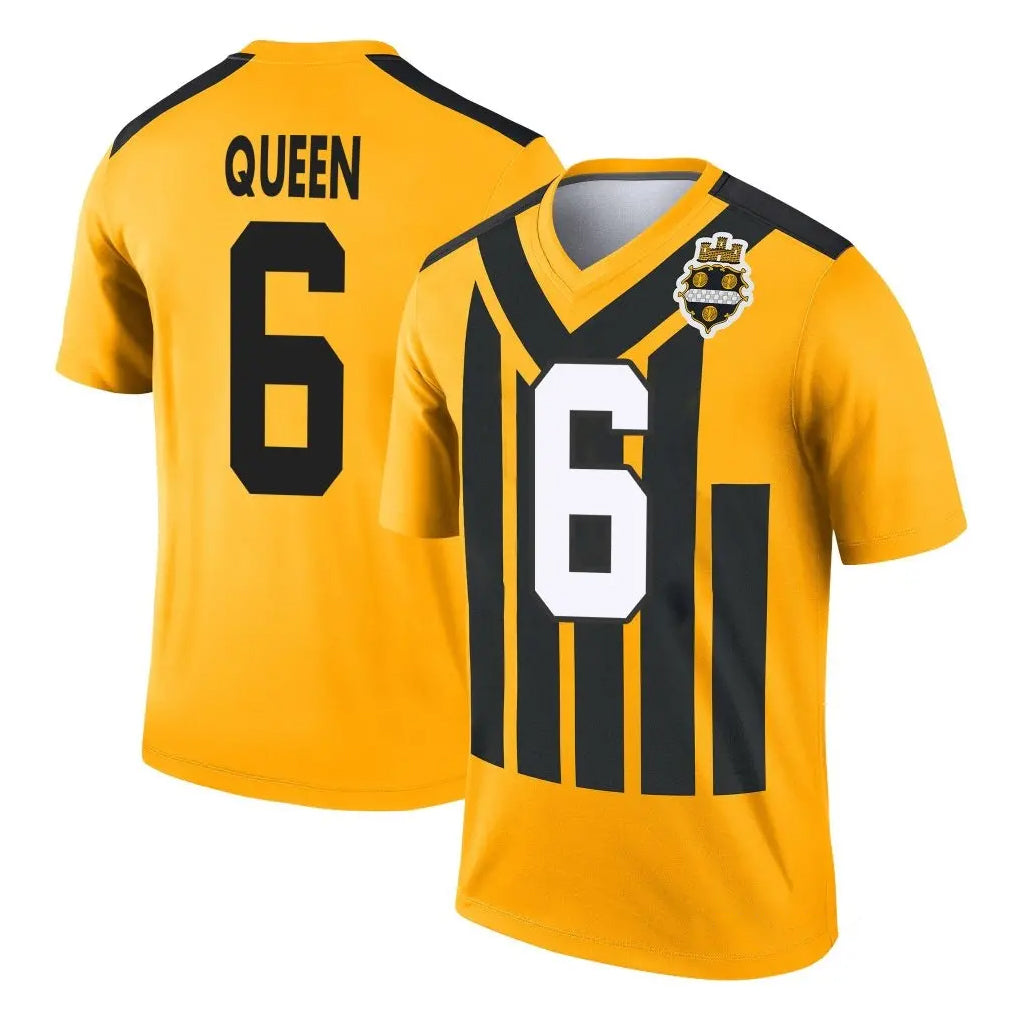 Pkot P.Steelers #6 Patrick Queen Player Gold Legend Limited 1933 Throwback Performance Home Game Stitched Jerseys