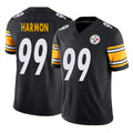 Pkot P.Steelers #99 Derrick Harmon Player Black Limited Vapor F.U.S.E. Home Game Stitched Jerseys