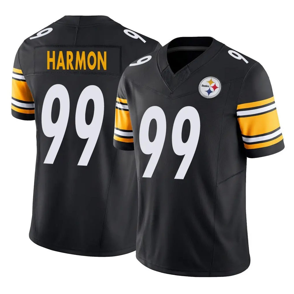 Pkot P.Steelers #99 Derrick Harmon Player Black Limited Vapor F.U.S.E. Home Game Stitched Jerseys