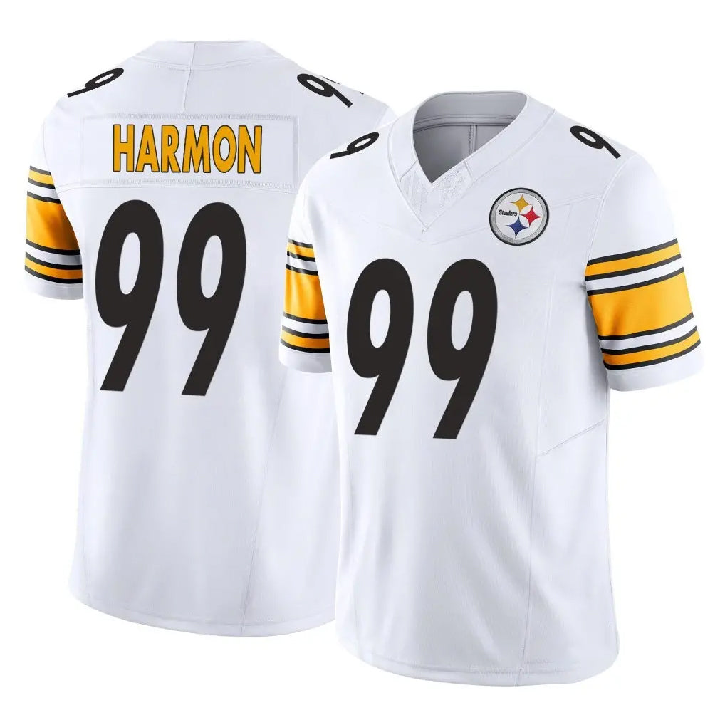 Pkot P.Steelers #99 Derrick Harmon Player White Limited Vapor F.U.S.E. Home Game Stitched Jerseys