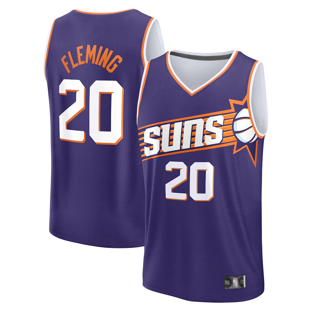 Pkot P.Suns #20 Rasheer Purple Fast Break Replica Stitched Jerseys - Icon Edition