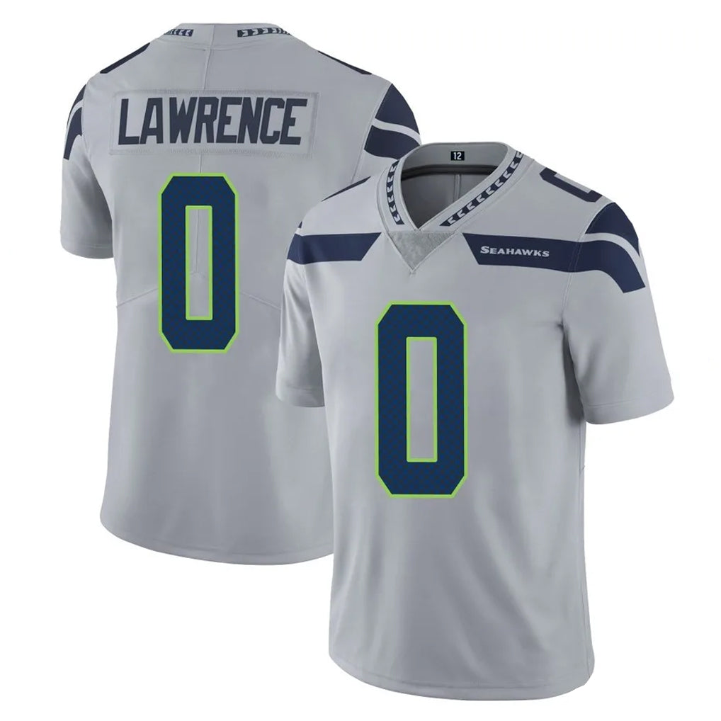 Pkot S.Seahawks #0 DeMarcus Lawrence Player Gray Limited Vapor Untouchable Home Game Stitched Jerseys