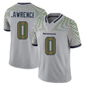 Pkot S.Seahawks #0 DeMarcus Lawrence Player Grey Limited 2025 Rivalries Collection Home Game Stitched Jerseys