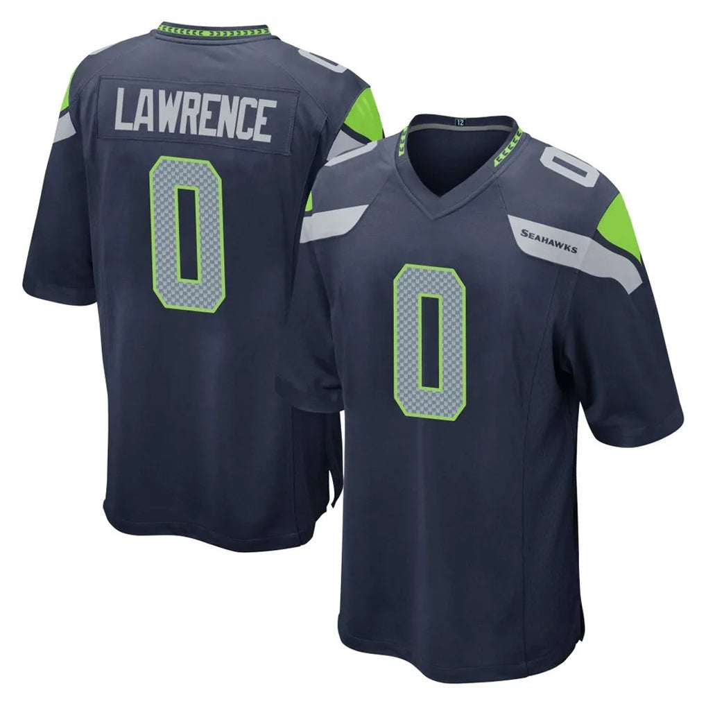 Pkot S.Seahawks #0 DeMarcus Lawrence Player Navy Home Game Stitched Jerseys
