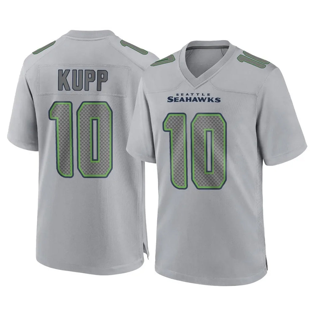 Pkot S.Seahawks #10 Cooper Kupp Player Gray Atmosphere Fashion Home Game Stitched Jerseys