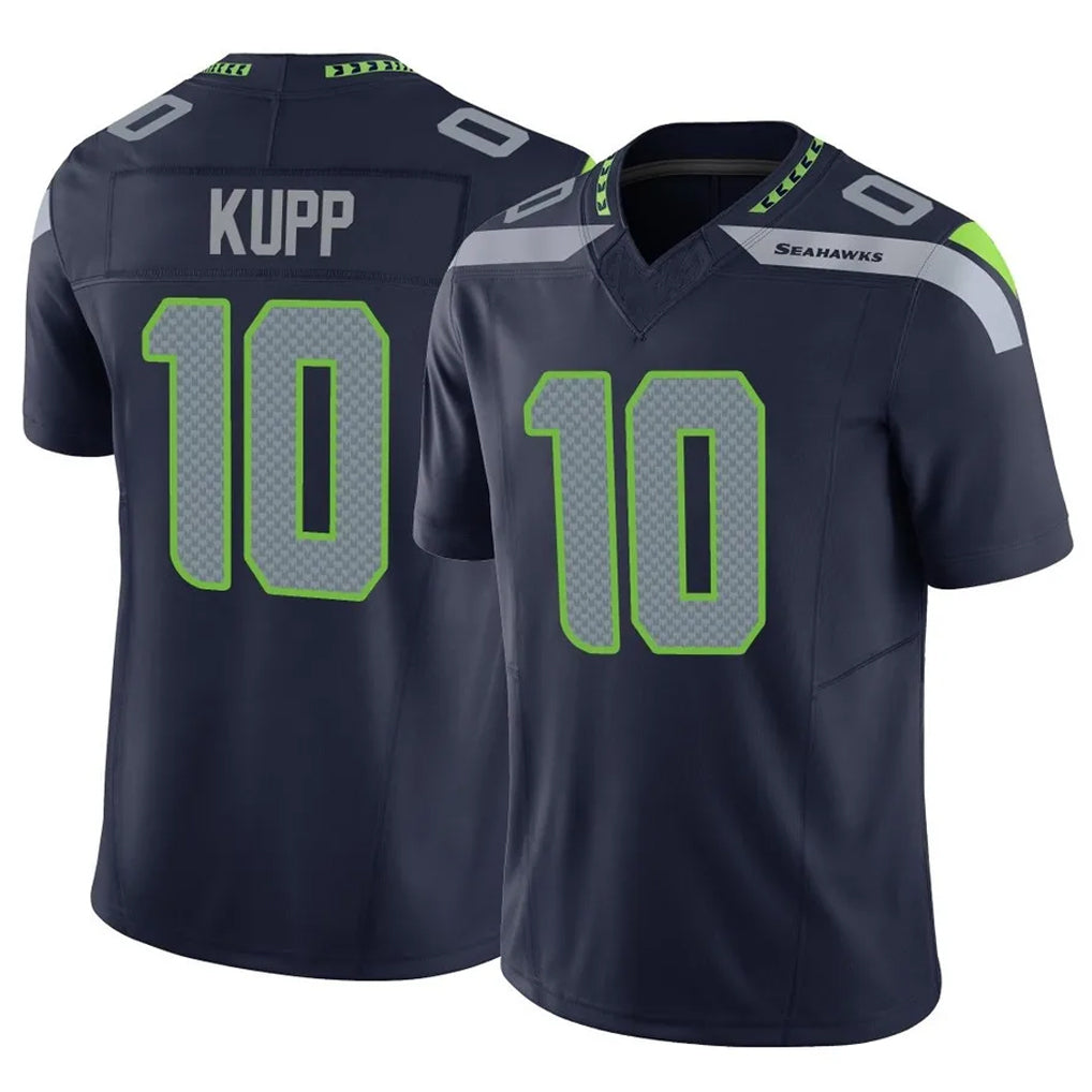 Pkot S.Seahawks #10 Cooper Kupp Player Navy Limited Vapor F.U.S.E. Home Game Stitched Jerseys