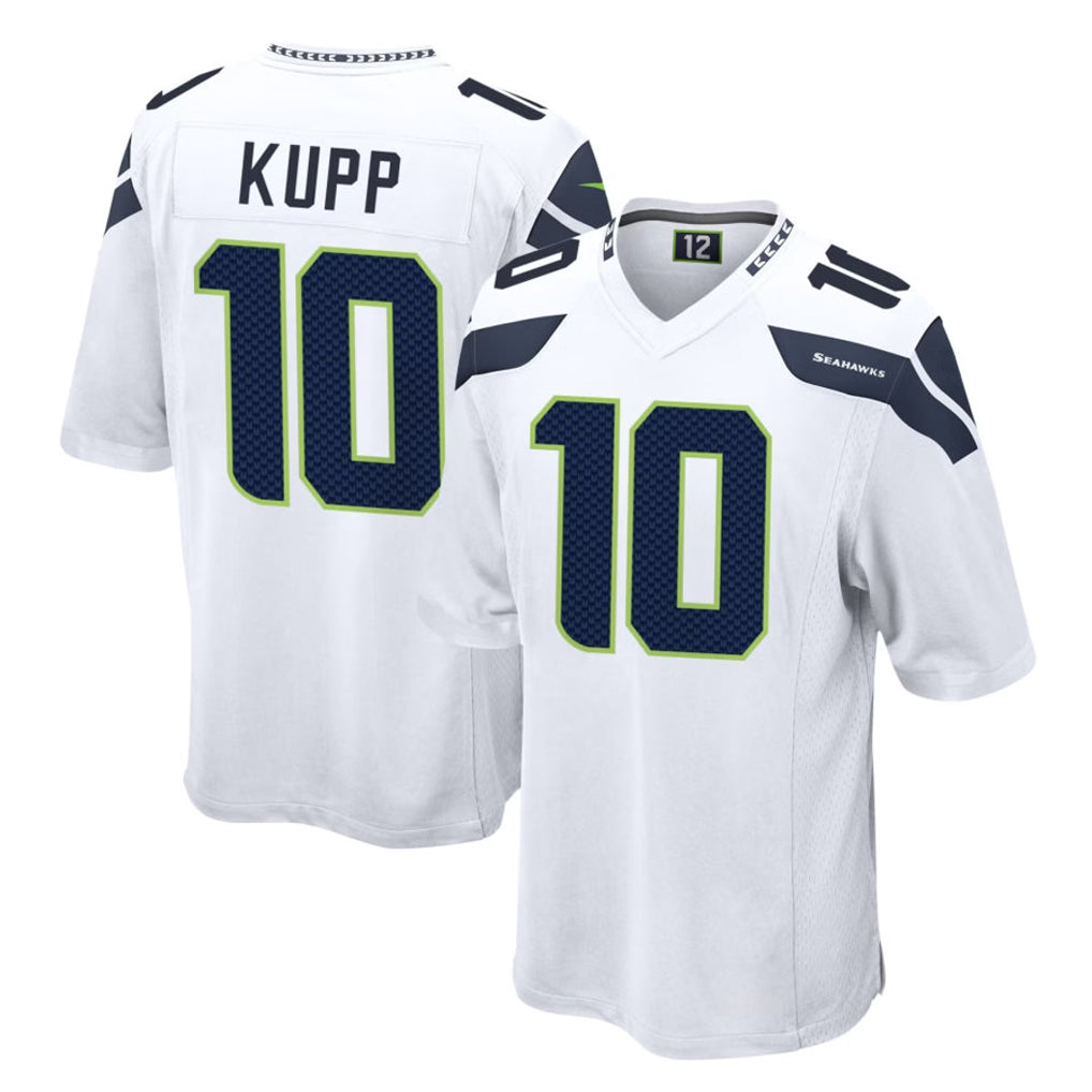 Pkot S.Seahawks #10 Cooper Kupp Player White Home Game Stitched Jerseys