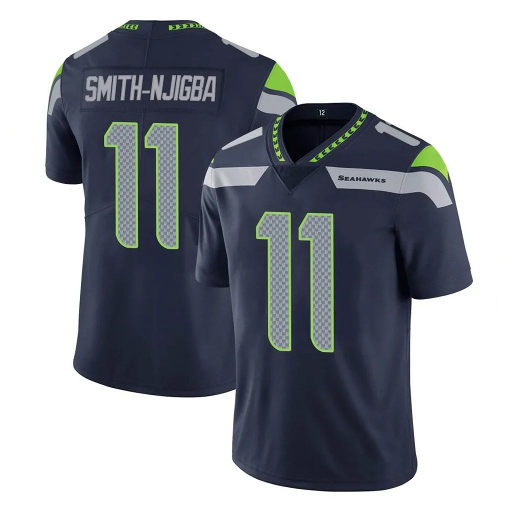 Pkot S.Seahawks #11 Jaxon Smith-Njigba Player Navy Limited Vapor Untouchable Home Game Stitched Jerseys