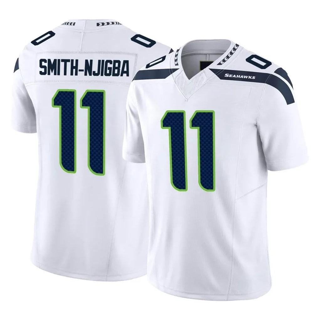 Pkot S.Seahawks #11 Jaxon Smith-Njigba Player White Limited Vapor F.U.S.E. Home Game Stitched Jerseys