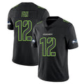 Pkot S.Seahawks #12 12th Fan Player Black Impact Limited Home Game Stitched Jerseys