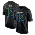 Pkot S.Seahawks #12 12th Fan Player Black Limited Fashion Home Game Stitched Jerseys