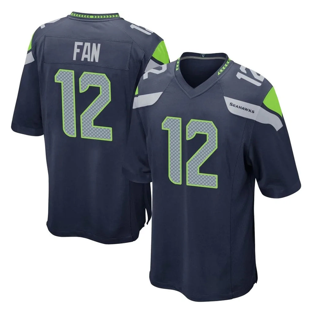 Pkot S.Seahawks #12 12th Fan Player Navy Home Game Stitched Jerseys
